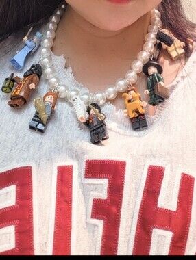 Harry Potter Lego Pearl Necklace